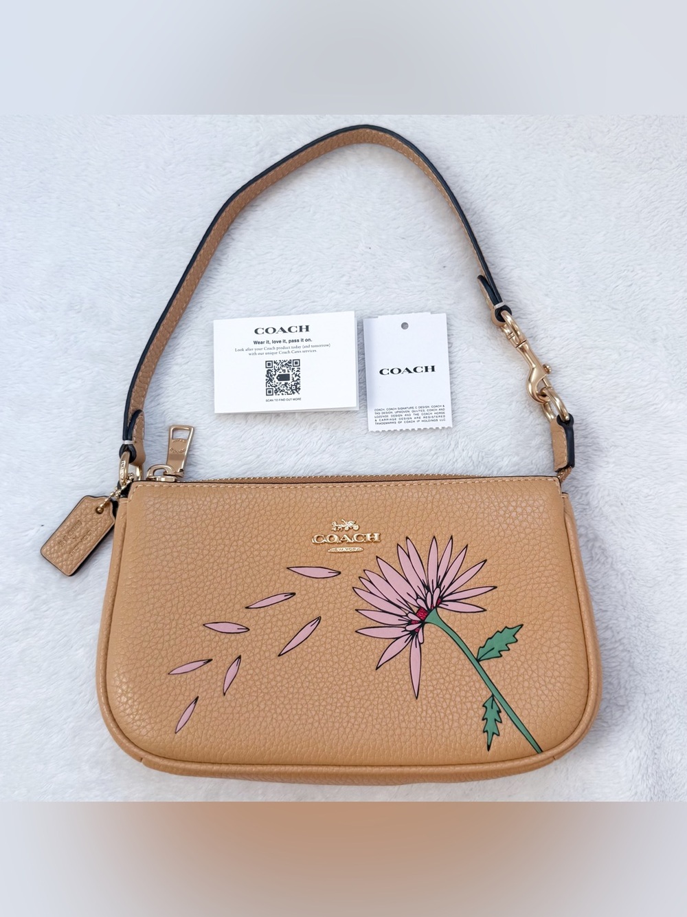 Coach X Observed By Us Nolita 19 Brown Pebbled Leather Mini Bag CU406 New
